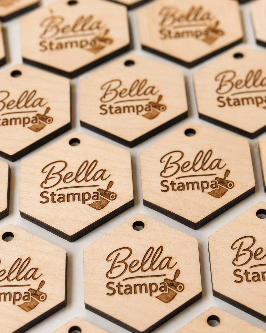 Llaveros personalizados en MDF con grabado láser