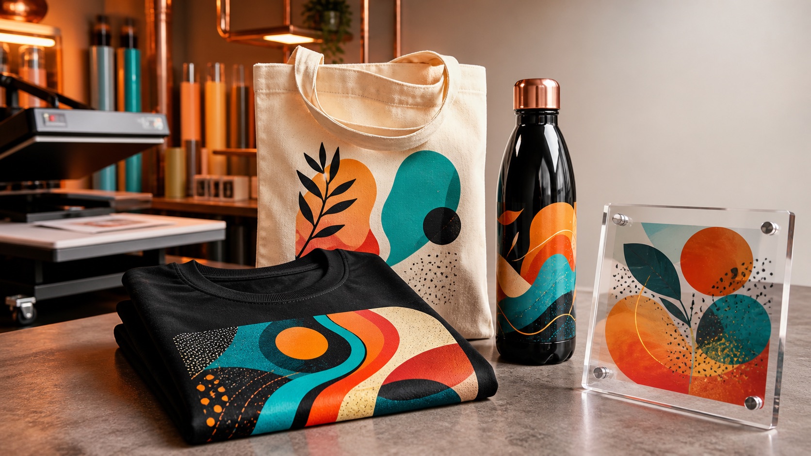 Productos personalizados premium con diseños para empresas y regalos en Talca